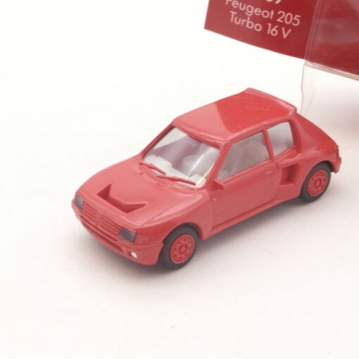 Herpa 1:87 Nr.: 2069 Peugeot 205 Turbo 16 V rot, in OVP RI5333
