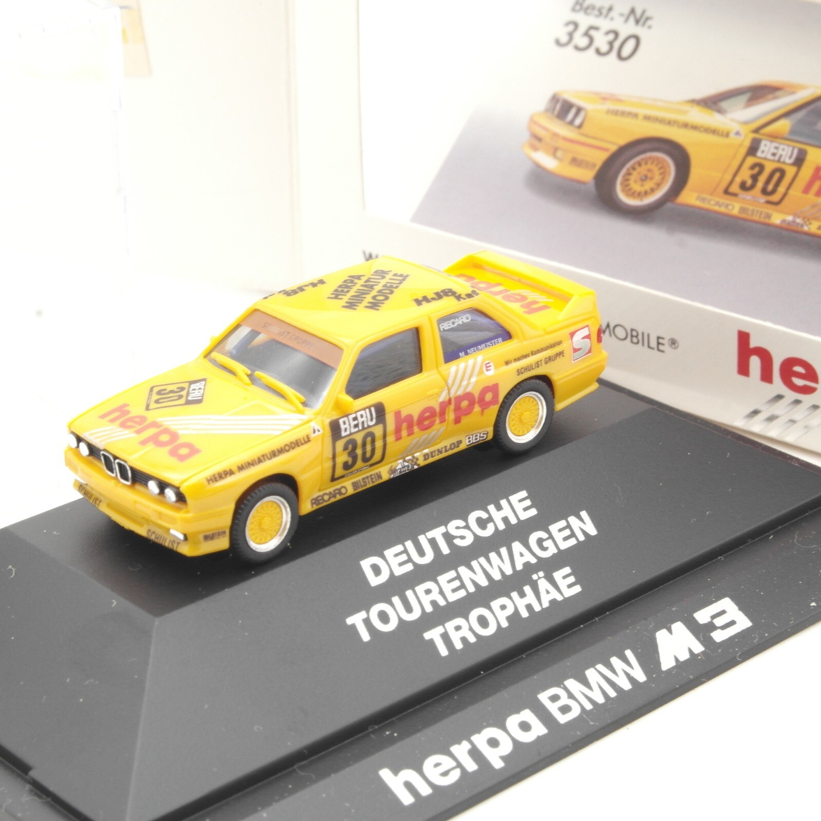 Herpa 1:87 Nr.: 3530 BMW M3 DTM #30 Neumeister, in OVP RA8480