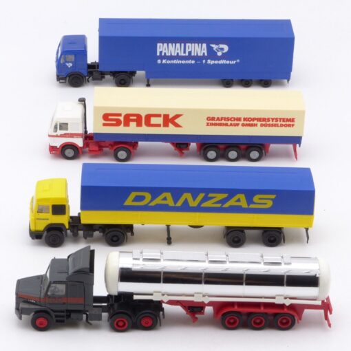 Herpa 1:87 Sattelzug LKW Modelle im 4er Pack in Tüte siehe Bilder o. EX4928
