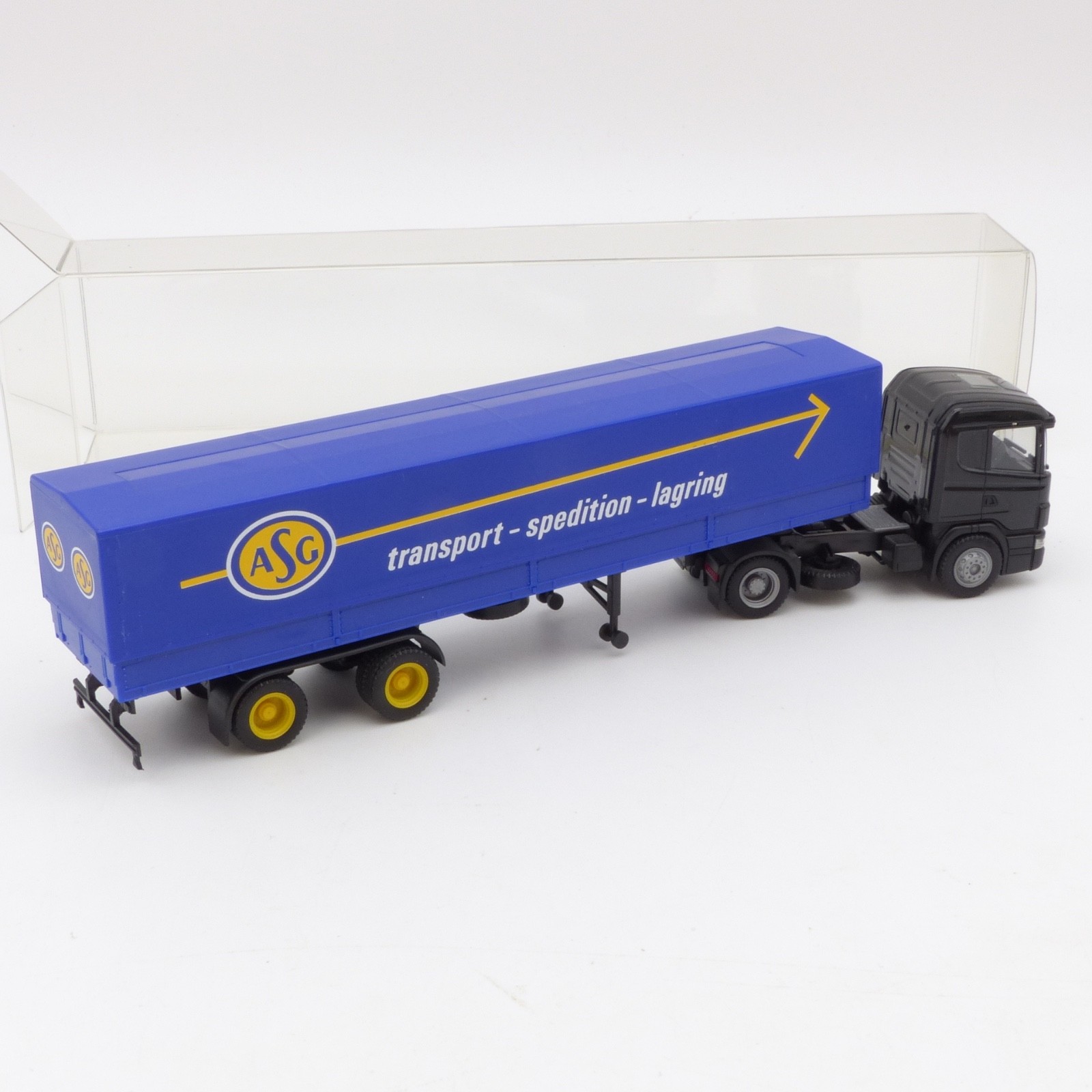 Herpa 1:87 Scania 124L Sattelzug ASG in EVP EX8407 – Bild 3