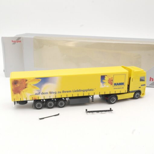 Herpa 1:87 SoMo DAF XF Sattelzug Kann in OVP QR9126 – Bild 3