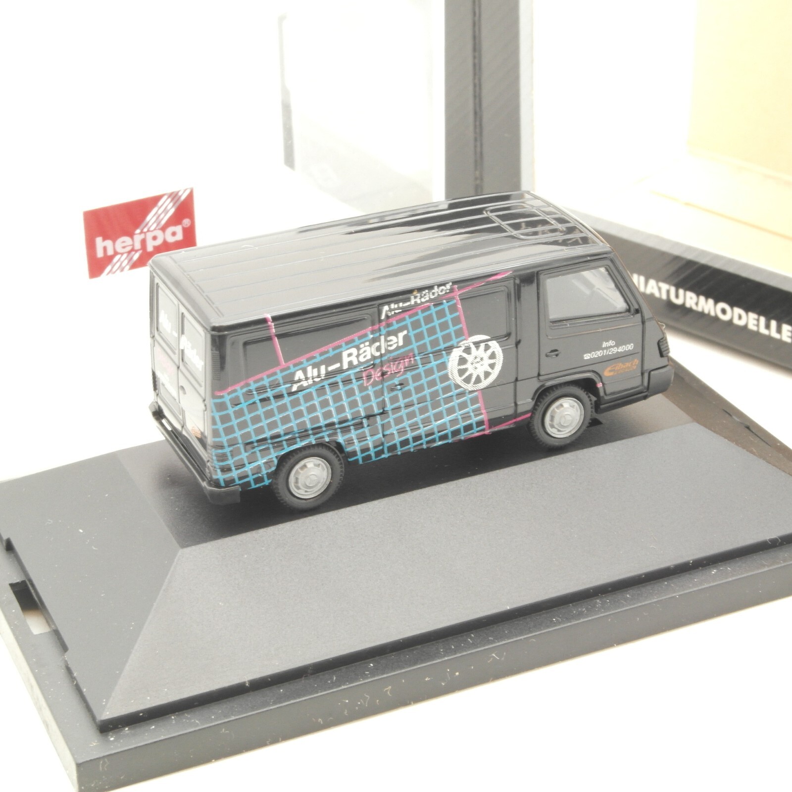 Herpa 1:87 SoMo MB Kastenwagen Berger - Ihr starkes Team in OVP RA8360 – Bild 3