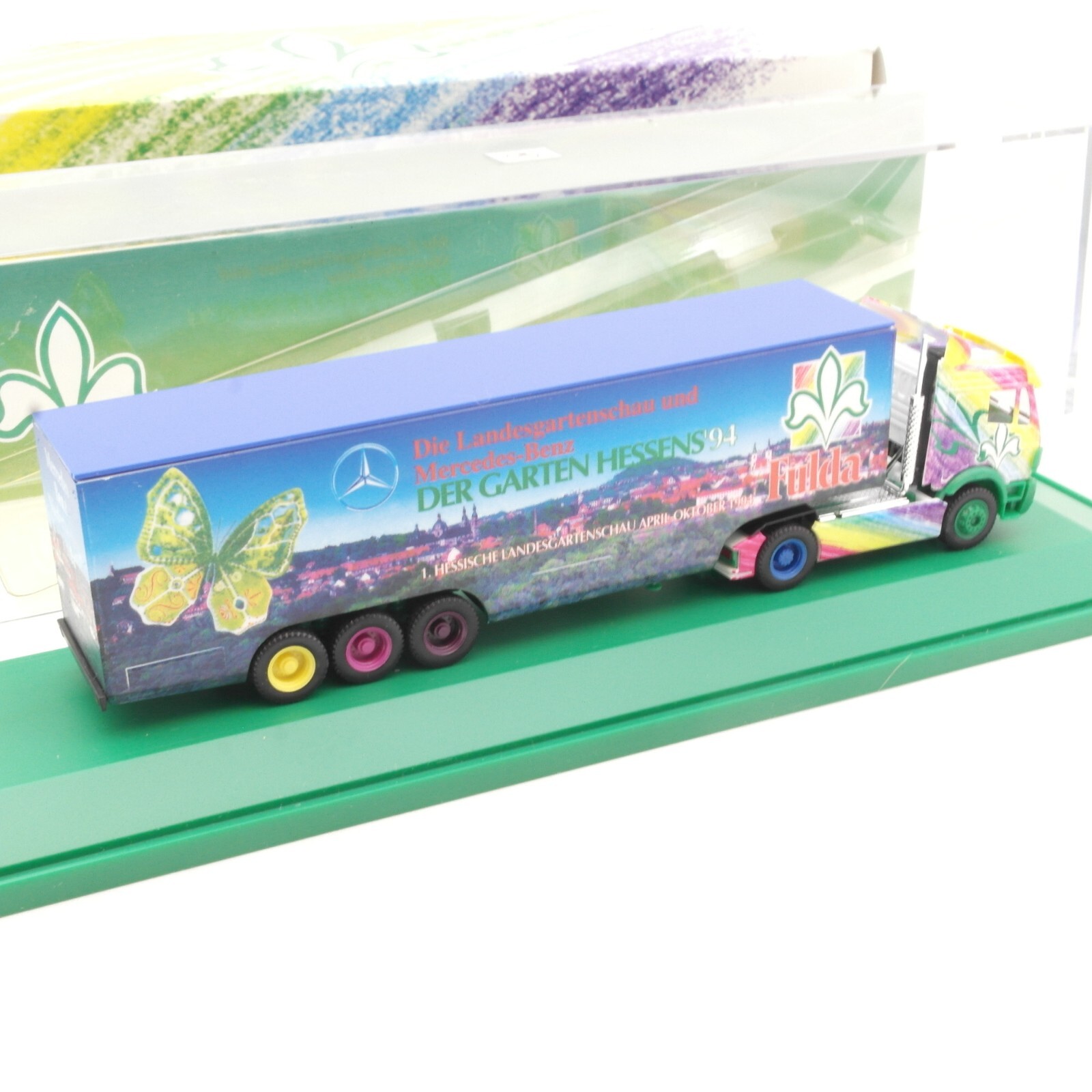 Herpa 1:87 SoMo MB Sattelzug Fulda - Der Garten Hessens 94 in OVP RA8129 – Bild 3