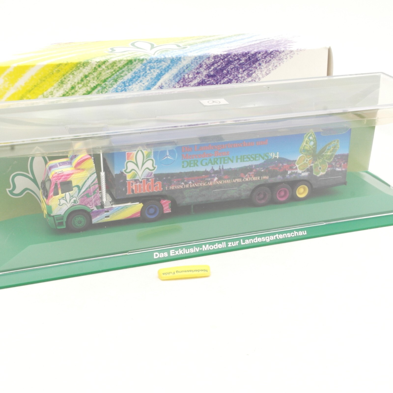 Herpa 1:87 SoMo MB Sattelzug Fulda - Der Garten Hessens 94 in OVP RA8129 – Bild 4