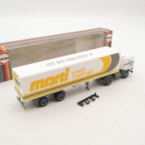 Herpa 1:87 Volvo Sattelzug marti macht Fracht gut in OVP RF266 – Bild 3