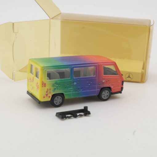 Herpa 1:87 Werbemodell MB 100 Regenbogen Design in OVP QR6051 – Bild 3