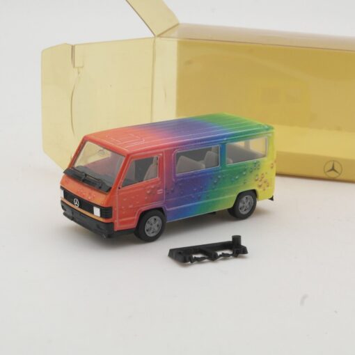 Herpa 1:87 Werbemodell MB 100 Regenbogen Design in OVP QR6051