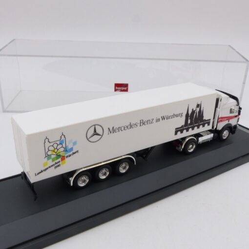 Herpa 1:87 Werbemodell Mercedes SK Sattelzug NL Würzburg in PC Box EX4084 – Bild 3
