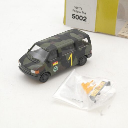 Herpa Minitanks 1:87 5002 VW T4 Follow Me in OVP QR3070