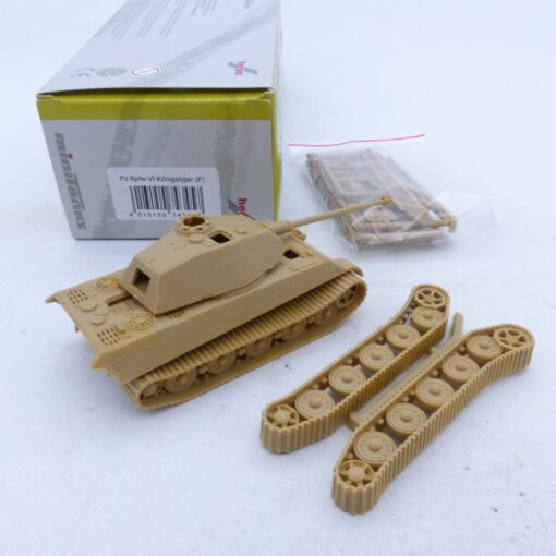 Herpa Minitanks 1:87 743457 Panzer Kampfwagen VI Königstiger (P) in OVP EX7556 – Bild 3
