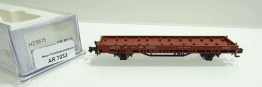 Hobbytrain N H23815 Flachwagen ohne LKW der DB  Ep III in OVP AR7033