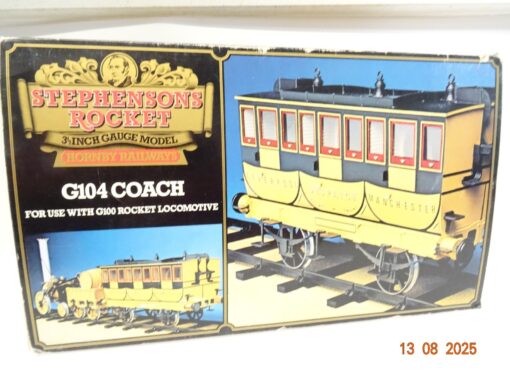 Hornby Spur 3,5 Zoll G104 Personenwagen zu G100 Rocket Dampflok in OVP JL2277 – Bild 5