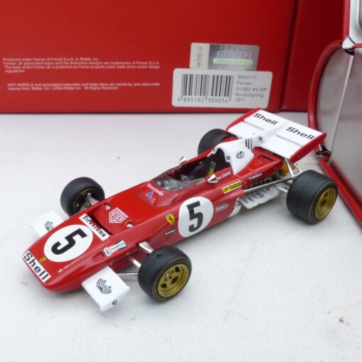 Hot Wheels 1:43 SF07/71 Ferrari 312B2 #5 GP Nürburgring 1971 in OVP EX7740