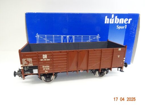 Hübner Spur 1 20471 b Offener Güterwagen Om12 O-Wagen der DR in OVP JL177