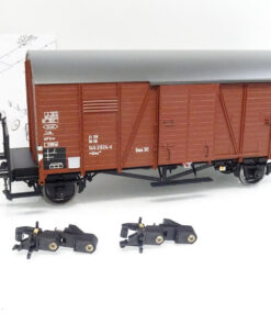 Hübner Spur 1 2249-12-4-4 Güterwagen Oppeln Glms 200 der DB in OVP LE2028
