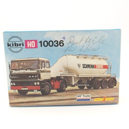 Kibri H0 B-10036 DAF Silo-Sattelzug Schwenk Zement, siehe Foto in OVP QR8914 – Bild 7