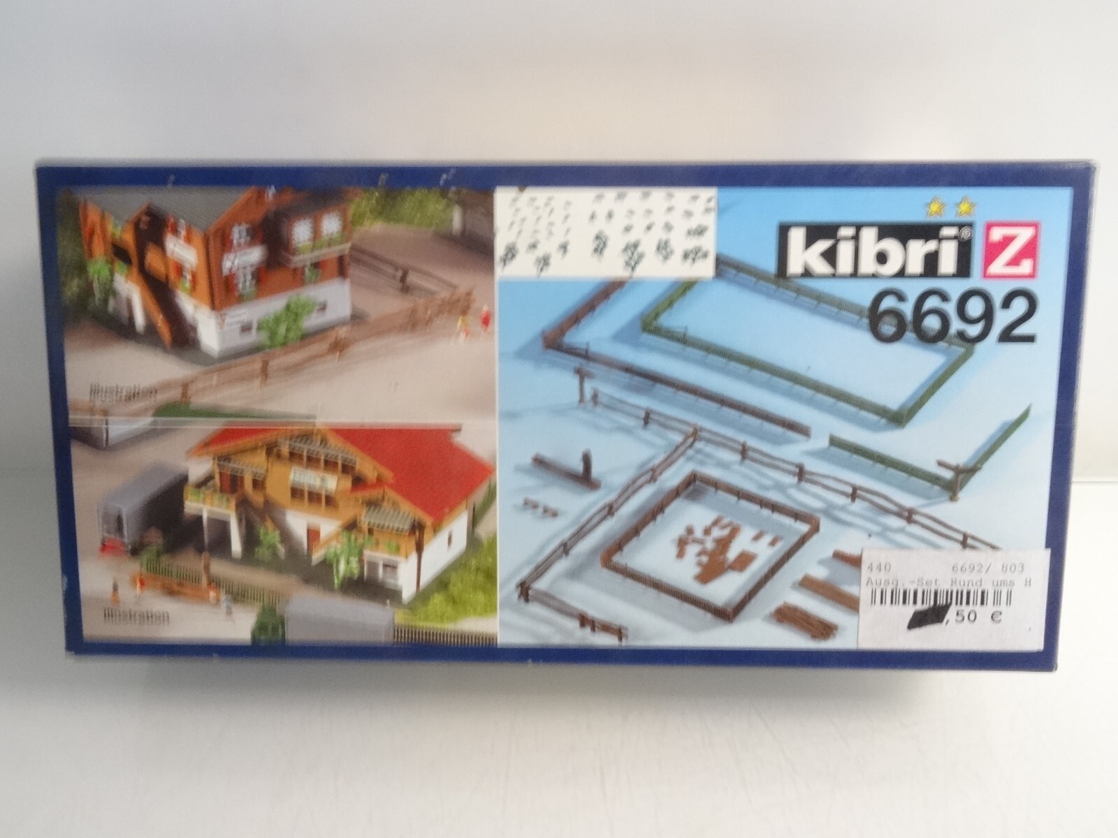 Kibri Z 6692 Ausstattungsbausatz rund ums Haus in OVP QR4760