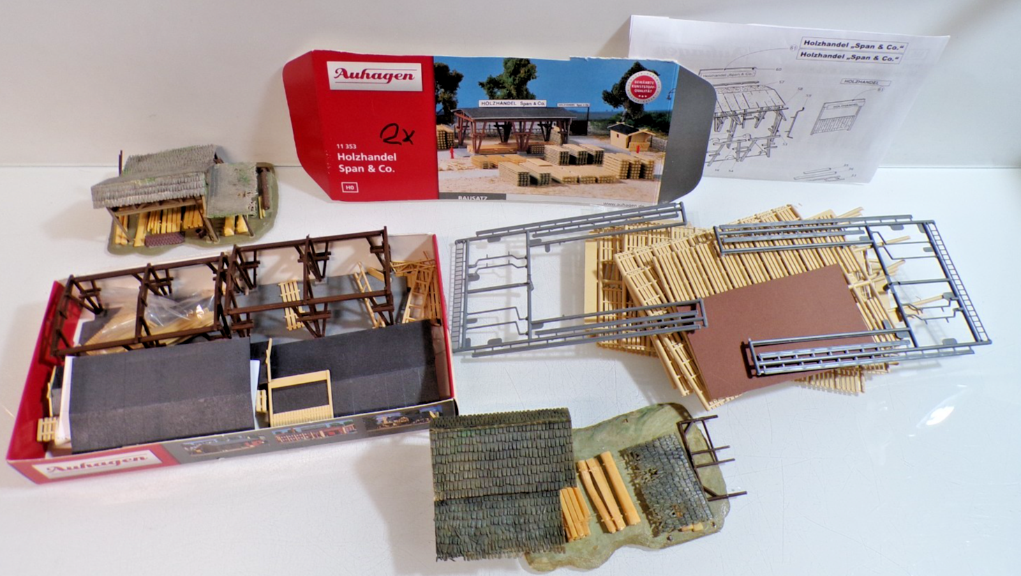 Konvolut Auhagen H0 11353 Holzhandel siehe Foto PK3163 o. – Bild 3