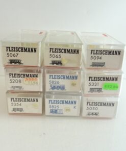 Konvolut Fleischmann H0 Leerverpackung 9 Stück siehe Foto CK9454