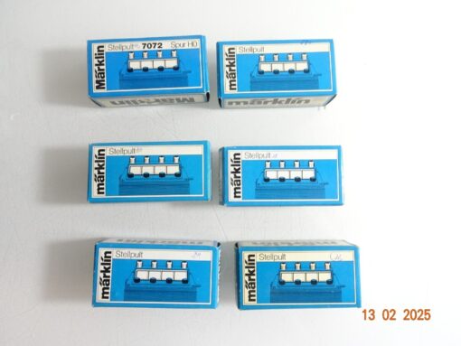 Konvolut Märklin H0 7072 Stellpult 6Stück siehe Foto in OVP CK5986