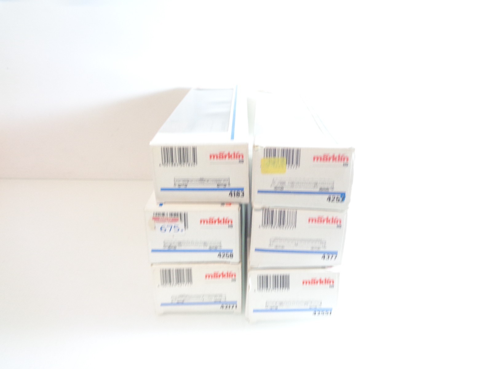 Konvolut Märklin H0 Leerverpackung 6 Stück siehe Foto PK1938