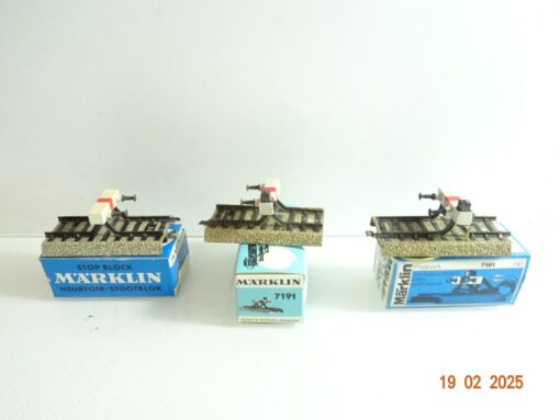 Konvolut Märklin H0 Prellbock 3Stück siehe Foto in OVP CK6170