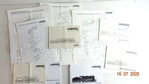 Konvolut Märklin H0 verschiedene Bedienungsanleitungen siehe Foto CK9702 o. – Bild 3