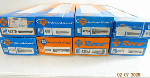 Konvolut Roco H0 Leerverpackung 8 Stück siehe Foto CK9246