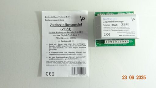 LDT Zugbeeinflussungsmodul 4Fach ZBM siehe Foto CK8928 o.