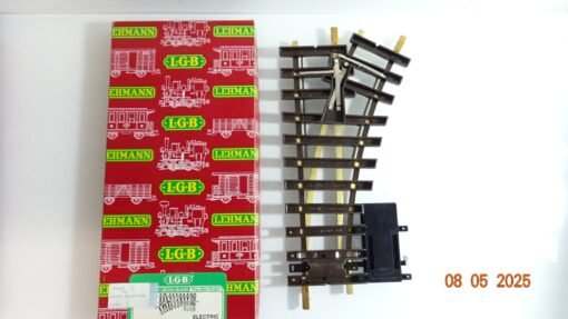 LGB Spur G 1210/1215 Weiche links mit Antrieb siehe Foto in OVP CK8078 – Bild 3