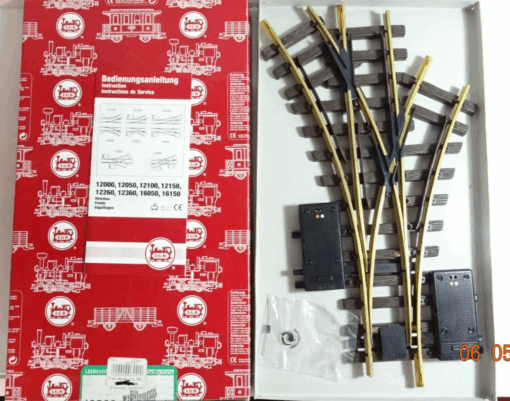 LGB Spur G 12360 Elektrische Dreiwegweiche Radius1 30° siehe Foto in OVP CK8005