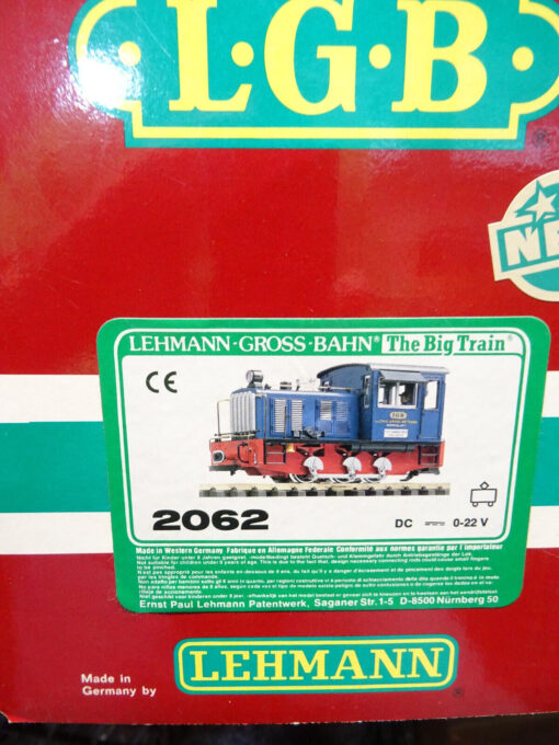 LGB Spur G 2062 Werks-Diesellok No.1 Ludwig-Gross-Betrieb neuwertig in OVP LE366 – Bild 5