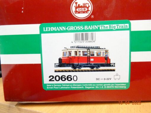 LGB Spur G 20660 Schienenbus Schweineschnäuzchen in OVP JL126 – Bild 5