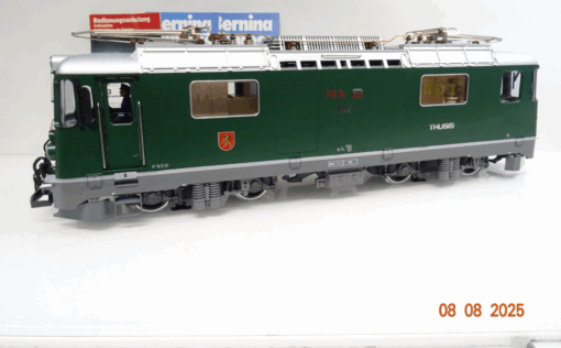 LGB Spur G 2143 Schweiz E-Lok Ge 4/4 Thusis der RhB neuwertig in OVP JL2210 – Bild 4