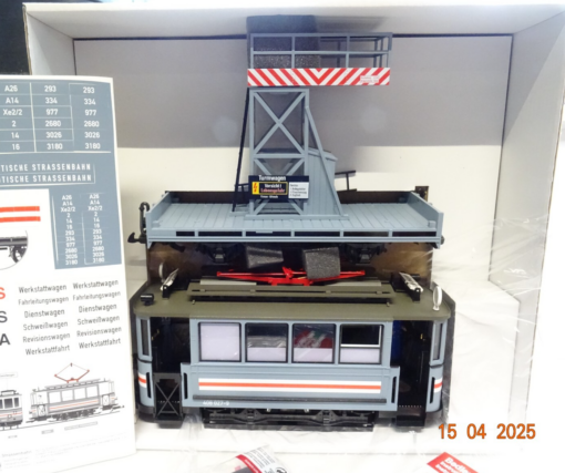 LGB Spur G 22355 Straßenbahn Arbeitswagen-Set Top in OVP JL83