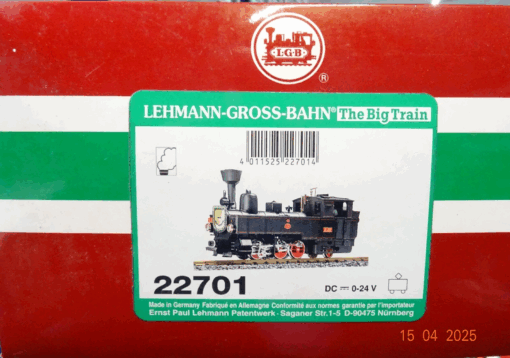 LGB Spur G 22701 Österreich Dampflok Baureihe U Zillertalbahn in OVP JL121 – Bild 5