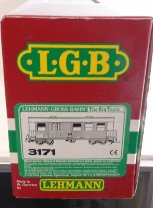 LGB Spur G 3171 Personen-/Gepäckwagen der DR siehe Foto in OVP PK1584 – Bild 6