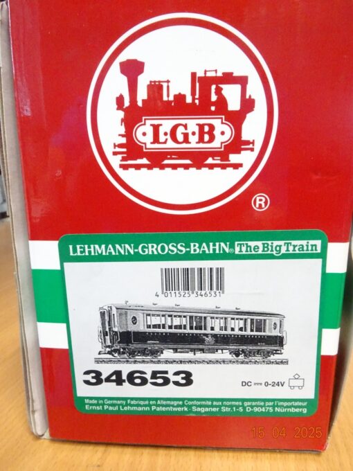 LGB Spur G 34653 Schweiz Personenwagen Pullman-Express beleuchtet in OVP JL106 – Bild 6