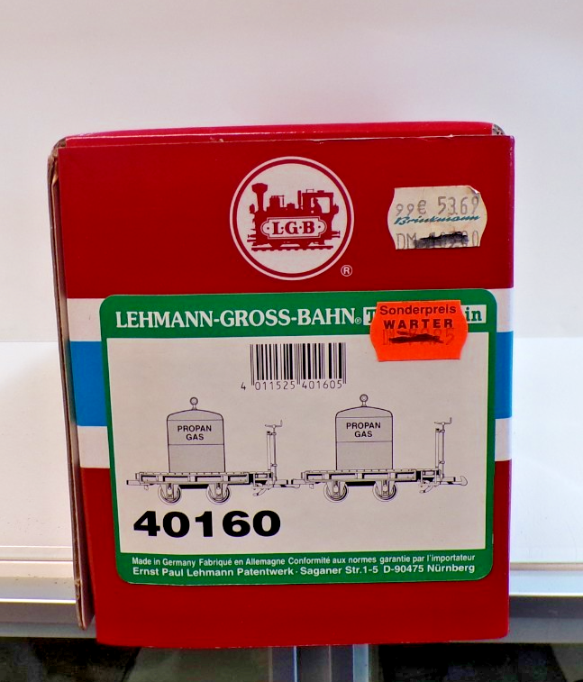 LGB Spur G 40160 Feldbahn Propan-Gas Wagen in OVP PK2811 – Bild 7