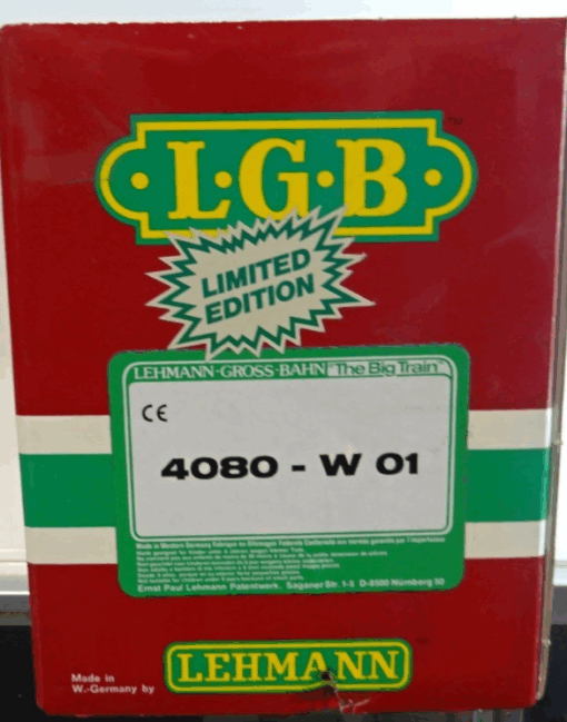 LGB Spur G 4080 - W 01 Kesselwagen White 10 Pass in OVP PK145 – Bild 6