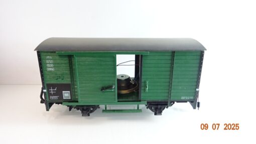 LGB Spur G 4135 S Gedeckter Güterwagen mit Sound Siehe Foto in OVP CK9487 – Bild 3