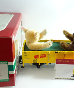 LGB Spur G 44210 Hochbordwagen mit 2 Steiffbären siehe Foto in OVP CK7326