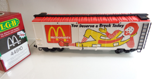 LGB Spur G 44910 US Box Car MC Donald's neuw. in OVP AR6050