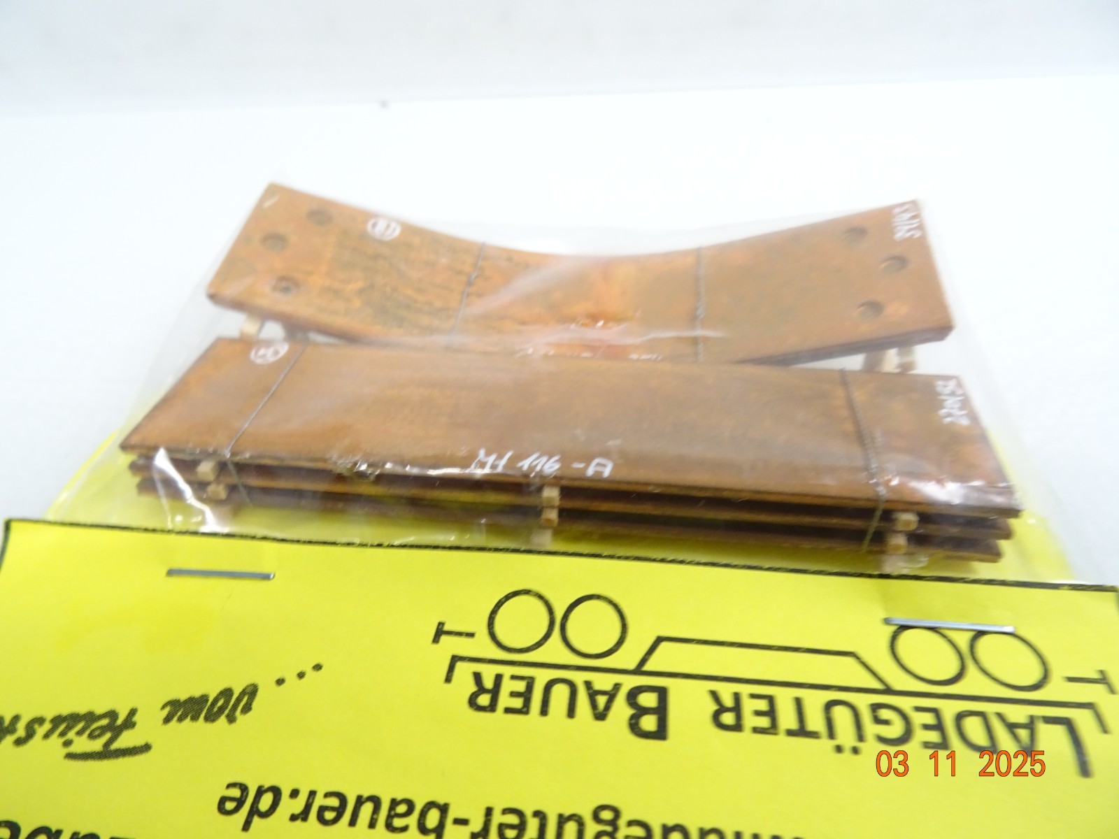 Ladegüter Bauer H0 Ladegut gealtert verschieden 2 Stück 90 mm in OVP RR4313 – Bild 4