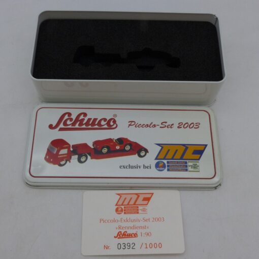 Leerdose von Schuco Piccolo-Exclusiv-Set 2003 "Renndienst" EB5494 – Bild 3