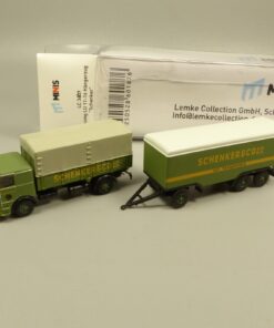 Lemke Minis 1:160 LC3609 Büssing LU 11-16 Hängerzug Schenker in OVP EX6159