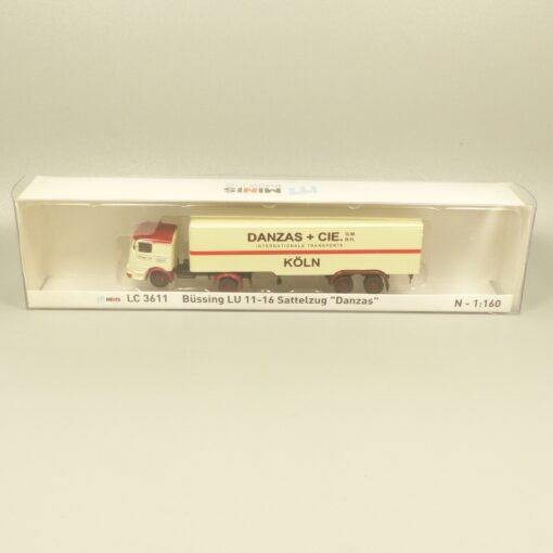 Lemke Minis 1:160 LC3865 Büssing LU 11-16 Sattelzug Danzas in OVP EX6156 – Bild 4