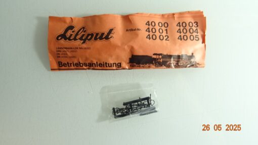 Liliput 4000 Ersatzteile Zurüstteile mit Ersatzteilliste siehe Foto CK8485 o.