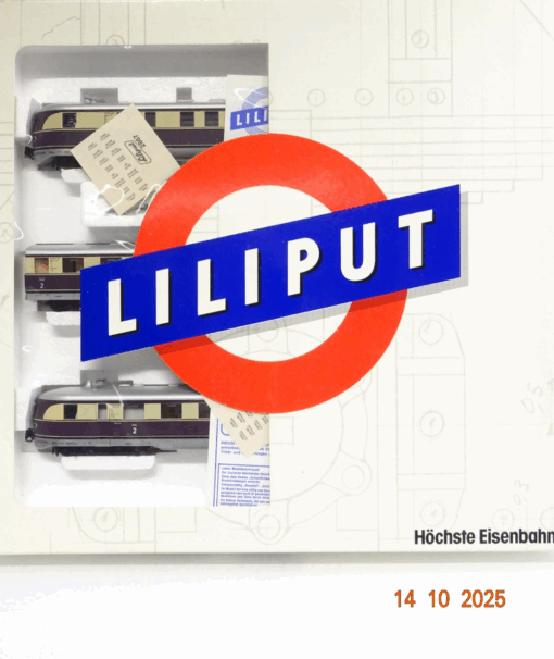 Liliput H0 126022 Dieseltriebzug 3tlg. SVT 137 der DRG in OVP JL3622 – Bild 3