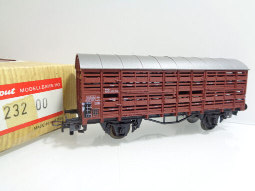 Liliput H0 232 00 Viehverschlagwagen der DB in OVP JD1788